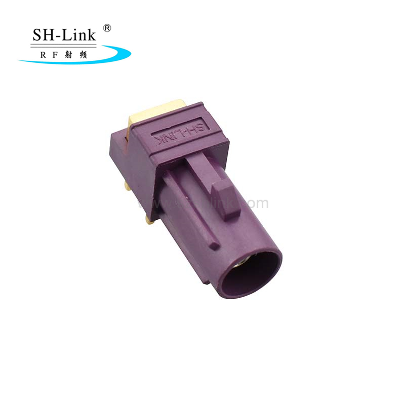 50jwe FAKRA SMB - 5 / D波尔多紫色